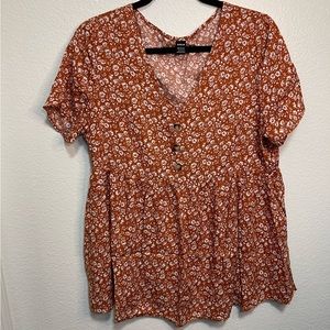 COPY - Shein Maternity large floral blouse